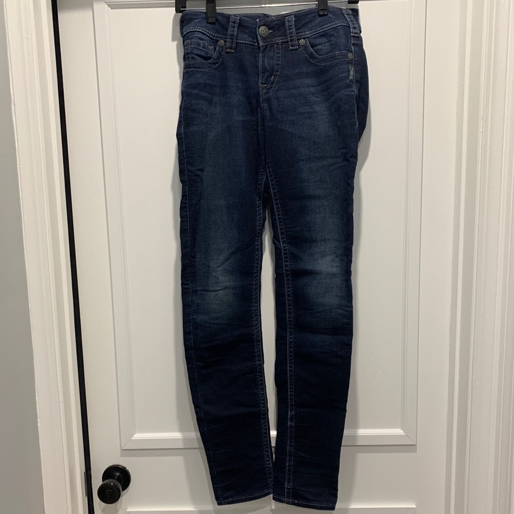 Silver Joga skinny jeans size 26/31 or 2.